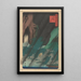 Widok pod deszczem - Andō Hiroshige — oprawiony obraz na ścianie
