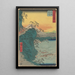 Yui - Andō Hiroshige — oprawiony obraz na ścianie