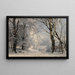 Las zimą - Anders Andersen-Lundby — oprawiony obraz na ścianie