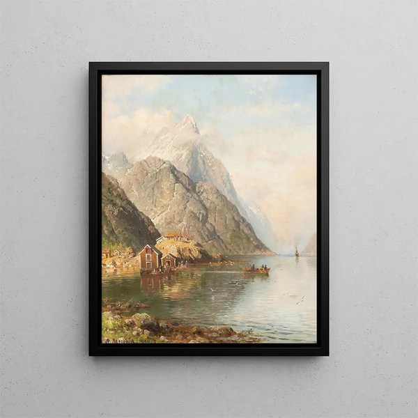 Geirangerfjord - Anders Askevold — oprawiony obraz na ścianie