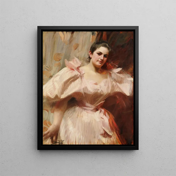 Frieda Schiff 1876-1958 Później Mme Felix M. Warburg - Anders Zorn — oprawiony obraz na ścianie