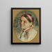 Tête de femme - Anders Zorn — oprawiony obraz na ścianie