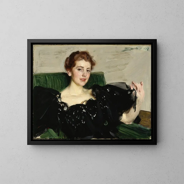 Radość Lucy Turner - Anders Zorn — oprawiony obraz na ścianie