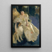 Mme Walter Rathbone Bacon Virginia Purdy Barker 1862-1919 - Anders Zorn — oprawiony obraz na ścianie