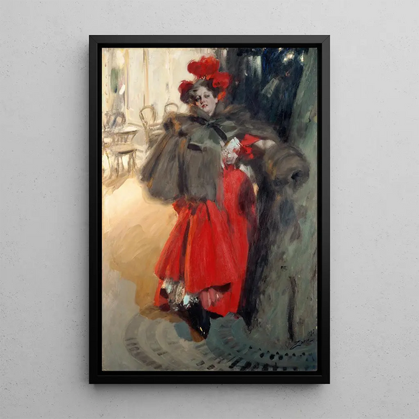 Efekt nocy - Anders Zorn — oprawiony obraz na ścianie