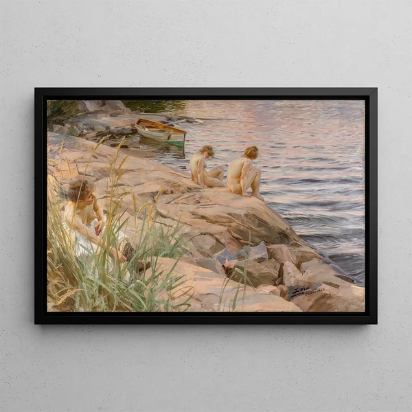 En plein air - Anders Zorn — oprawiony obraz na ścianie