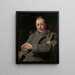 Studium portretu mężczyzny - Anders Zorn — oprawiony obraz na ścianie