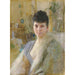 Portret damy w salonie - Anders Zorn — widok dzieła