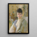 Portret damy w salonie - Anders Zorn — oprawiony obraz na ścianie