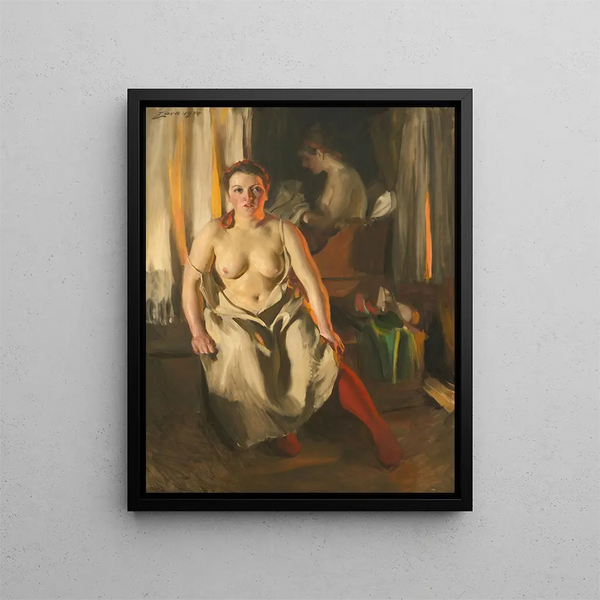 Bas czerwony - Anders Zorn — oprawiony obraz na ścianie