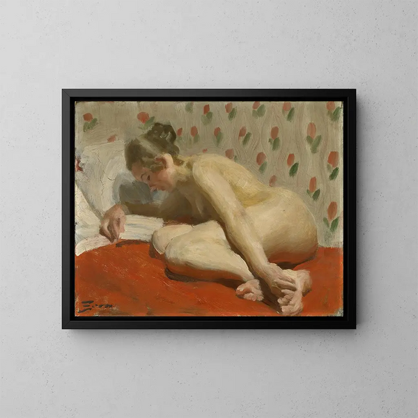 Studium aktu - Anders Zorn — oprawiony obraz na ścianie