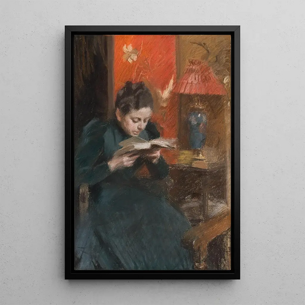 Żona artysty - Anders Zorn — oprawiony obraz na ścianie