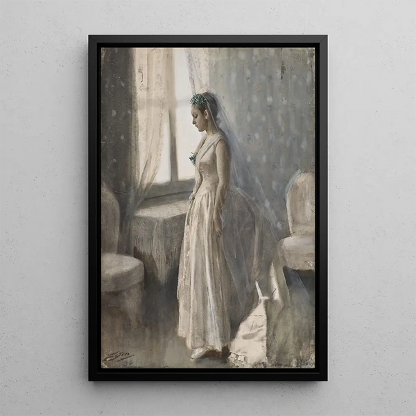 La mariée - Anders Zorn — oprawiony obraz na ścianie