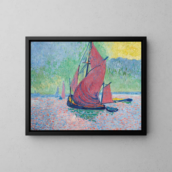 Czerwone żagle - André Derain — oprawiony obraz na ścianie
