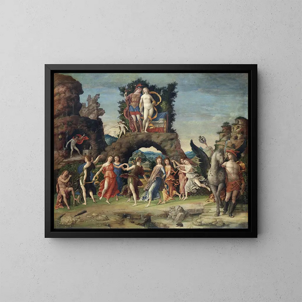 Le Parnasse - Andrea Mantegna — oprawiony obraz na ścianie