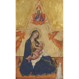 Andrea di Bartolo - Madonna of Humility The Blessing Christ Two Angels and a Donor obverse.webp