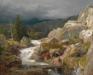 Andreas Achenbach - Mhle am Gebirgsbach.webp