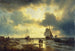 Le Reflux - Andreas Achenbach — widok dzieła