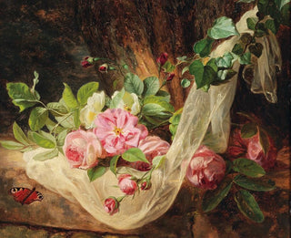 Andreas Lach - Still Life With Roses On A Forest Floor.webp