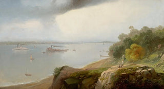 Andrew Melrose - A View of New York from Castle Point Hoboken.webp