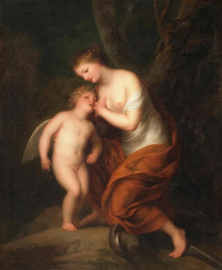 Andries Cornelis Lens - Cupid nurtured by Hope.webp