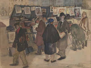 Les bouquinistes de Paris - Andrus Johani — widok dzieła