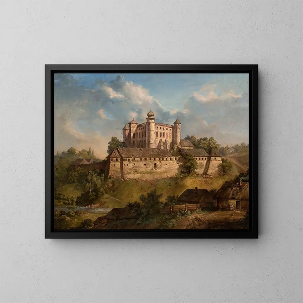 Château à Winicz - Andrzej Grabowski — oprawiony obraz na ścianie