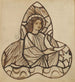 Anioła trzymającego księżyc - Sir Edward Coley Burne-Jones — widok dzieła