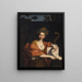 Sibylle z Cumes według Dominiquina - Angelica Kauffman — oprawiony obraz na ścianie