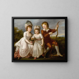Angelica Kauffmann - Portrait Of Three Children.webp