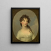Może Franciska Krasinska, księżna Kurlandzka - Angelica Kauffman — oprawiony obraz na ścianie