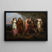 Telemaque i nimfy Kalipso - Angelica Kauffman — oprawiony obraz na ścianie