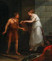 Tezeusz i Ariadna - Angelica Kauffman — widok dzieła