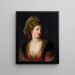 Kobieta w tureckiej sukni - Angelica Kauffman — oprawiony obraz na ścianie