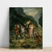 Reprodukcja obrazu Aniołka i rannego Médora - Eugène Delacroix