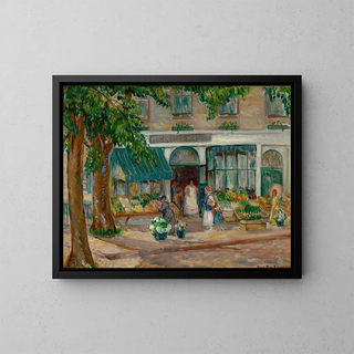 Marché de Ketchopolus, Rockport, Massachusetts - Ann Brockman — oprawiony obraz na ścianie