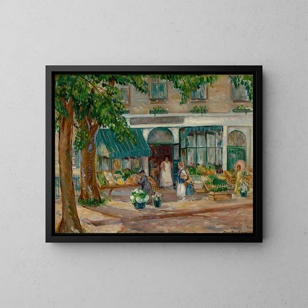 Marché de Ketchopolus, Rockport, Massachusetts - Ann Brockman — oprawiony obraz na ścianie