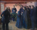 Un enterrement - Anna Ancher — widok dzieła