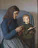 La leçon est revue - Anna Ancher — widok dzieła