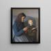 La leçon est revue - Anna Ancher — oprawiony obraz na ścianie