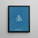 Callithamnion brodii - Anna Atkins — oprawiony obraz na ścianie