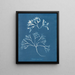 Cartilage mammaire - Anna Atkins — oprawiony obraz na ścianie