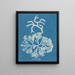 Codium tomentosum - Anna Atkins — oprawiony obraz na ścianie