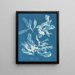 Delesseria sanguinea - Anna Atkins — oprawiony obraz na ścianie