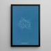 Grateloupia filicina - Anna Atkins — oprawiony obraz na ścianie