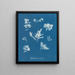 Ptilota plumosa - Anna Atkins — oprawiony obraz na ścianie