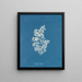 Sargasses vulgaires - Anna Atkins — oprawiony obraz na ścianie