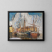 Le port de Svolvaer, Lofoten - Anna Boberg — oprawiony obraz na ścianie