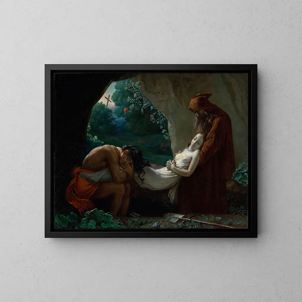 Pogrzeb Atali - Anne-Louis Girodet-Trioson — oprawiony obraz na ścianie