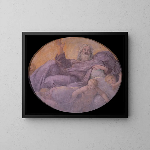 Ojciec wieczny - Annibale Carracci — oprawiony obraz na ścianie